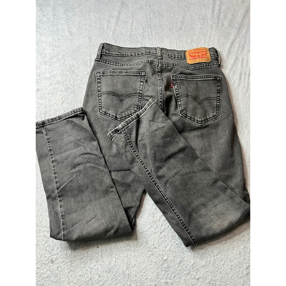 Levi Strauss 514 Mens Gray Straight Fit Jeans W31 L32 Waterless Denim